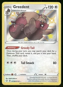 Pokemon Tcg Greedent #SV100 Pokemon Shining Fates NM - Picture 1 of 2