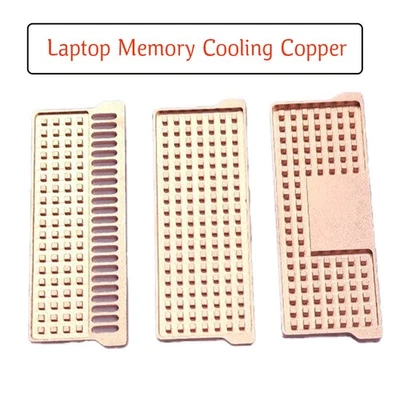 Copper Notebook Gaming Laptop Memory Heatsink Thermal Conductive Adhesive DDR4 - Image 1 of 4