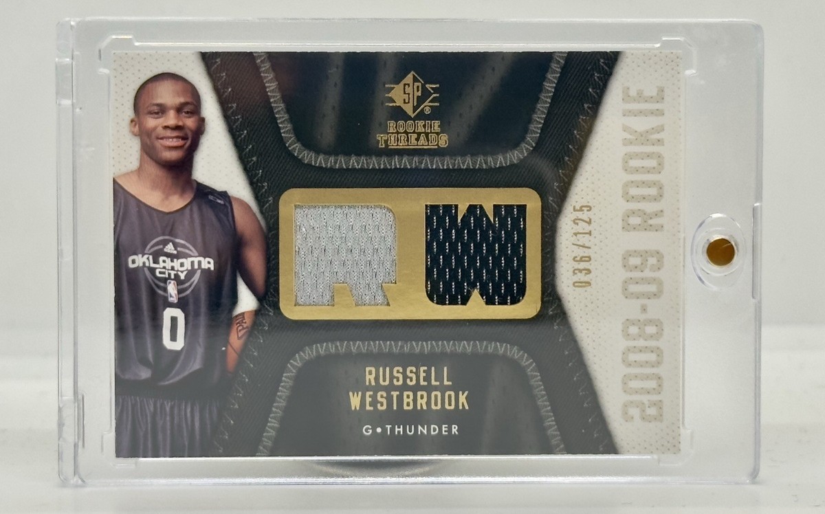 Westbrook UD Threads RC Jersey Auto NBA