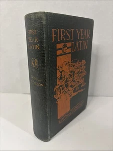 1933 First Year Latin Smith  and Thompson Hard Cover First Edition - Picture 1 of 3