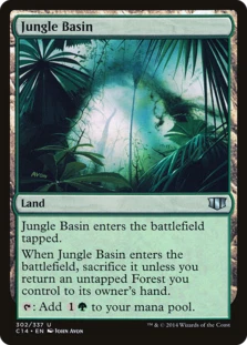 4x Jungle Basin MTG Commander - Visions MTG NM/LP - Image 1 of 1