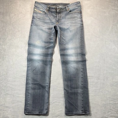 Jeans Diesel Para Hombre 38X36 Se Ajusta 36x35 Viker Pierna Recta Elastizados Opio Oscuro 0885K Foto 1 de 4