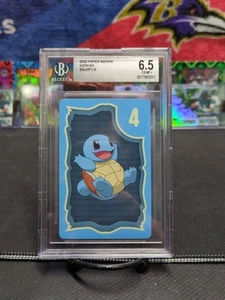 💥2022 Pokemon Playing Cards SQUIRTLE Paper Safari #4 Top Beckett Graded 6.5💥 - Picture 1 of 5