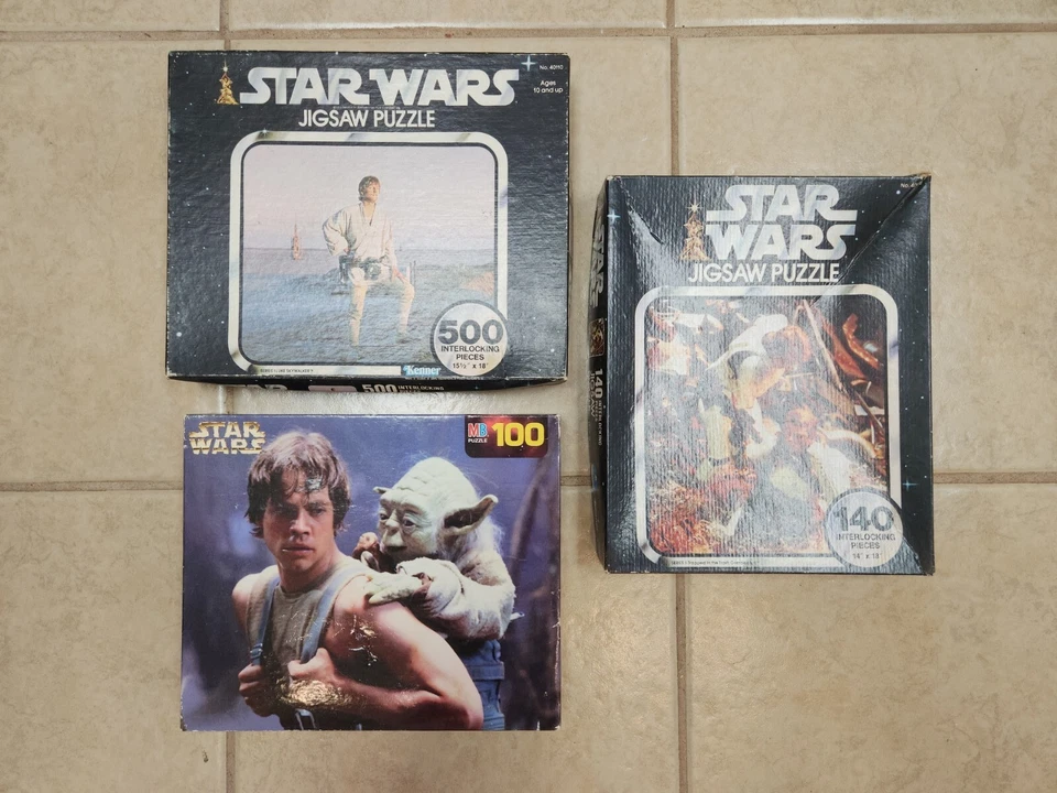 Lote de 3 rompecabezas de Star Wars Foto 1 de 1