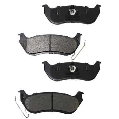 New For 2003-2007 Jeep Liberty 2003-2006 Jeep Wrangler Rear Ceramic Brake Pads - Image 1 of 4