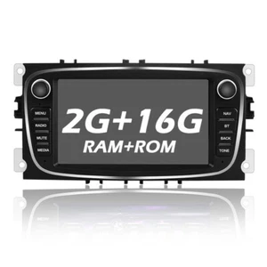 7'' Android 8.1 Car Stereo Radio GPS Navi For Ford Focus C/S-Max Mondeo 9 Galaxy - Picture 1 of 13