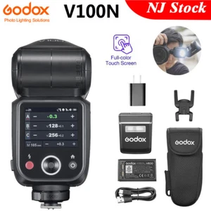 US Godox V100N 2.4G TTL HSS Touch Screen Flash Light Speedlite for Nikon Camera - Picture 1 of 23