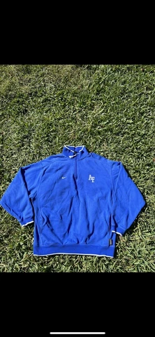 Air Force Falcons Nike 1/4 Zip Men's Blue sweatshirt size XL Cover