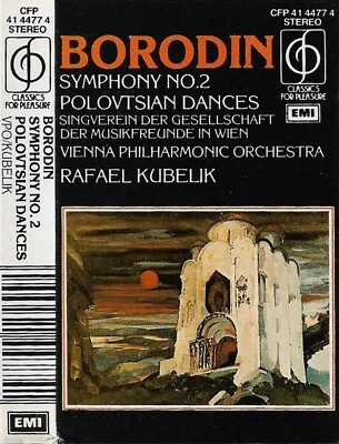Borodin Kubelik Symphony 2 in B Minor  Polovtsian Dances CASSETTE ALBUM - Image 1 of 4