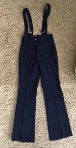 Vintage Pat's Ski And Sport Shop Women's Navy Blue Ski Pants, Size 10L - Picture 1 of 6