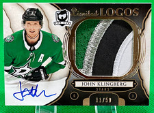 2018-19 Upper Deck The Cup Hockey Limited Logos Patch Auto #LL-JK John Klingberg