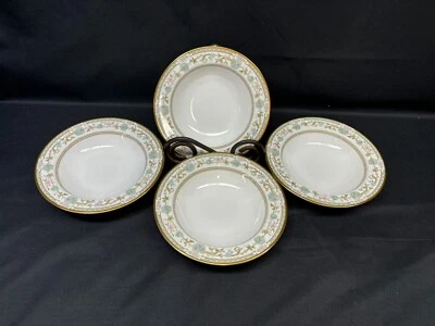 Noritake "SAKURA" Japan ~ Bone China ~ #9704 ~ Set of 4 ~ Dessert Bowls ~ 6" - Image 1 of 4