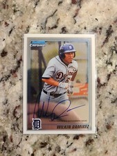 2010 Bowman Chrome WILKIN RAMIREZ Auto Rookie RC #BCP191 Tigers