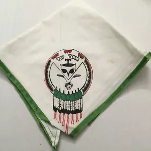 PAÑUELO BLANCO GILA LODGE 378 TOP EQUIPO PERTENECIÓ AL SEÑOR MOUNTZ LODGE ASESOR - Imagen 1 de 1