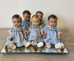 Vintage  1930's Dionne Quintuplets 5 dolls set M. Alexander - Picture 1 of 7