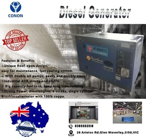 5kw 6.6kva Open Roof best Diesel Generator stable fast cooling easy maintenance - Picture 1 of 5
