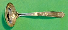 St. Dunstan Chased Sterling Silver Gravy ladle by Gorham, 1917, Mono D