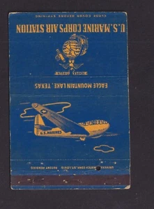 Old    matchcover USA  BN157305 Military Airplane 2 - Picture 1 of 1