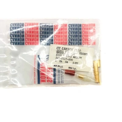 ITT Cannon DPXNE-RG-58/U Shell Assembly D-Sub Standard Coaxial Receptacle Size 9 - Image 1 of 3