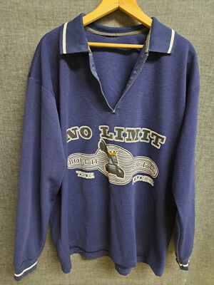 No Limit Solder Blue Shirt Vintage, Rare, Bout it Bout it - Image 1 of 4