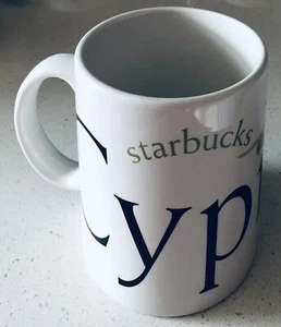 Taza de café Starbucks Cyprus City Mug Collector Series 2002 18 oz hecha en Inglaterra - Imagen 1 de 6