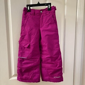 Columbia Omni-Heat Bugaboo Snow Pants Waterproof Insulated Purple Girls XXS 4-5 - Picture 1 of 17