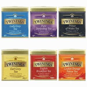Twinings - Tee - loser Tee - 6 vers. Sorten - 100g Dose - schwarzer Tee