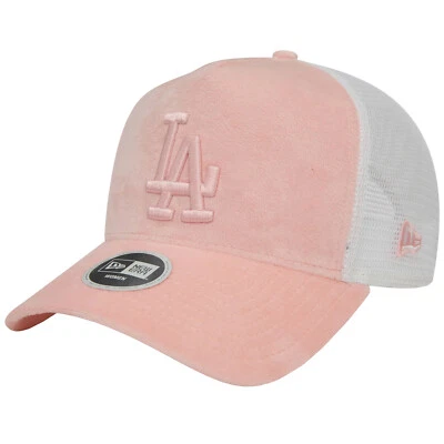 tapas Mujer, New Era Wmns LA Dodgers Velour Trucker Cap, rosa - Imagen 1 de 2
