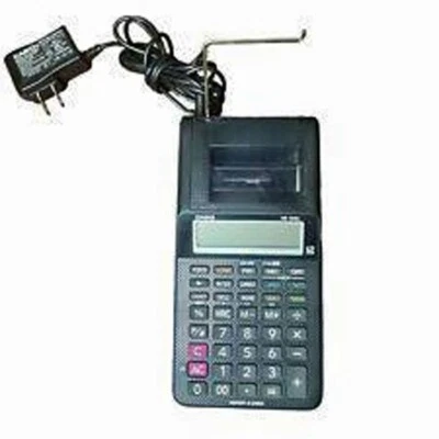 Casio HR-10RC Handheld Portable Printing Calculator Blk Print 1.6 Lines/Sec - Image 1 of 4