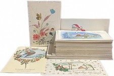 Lot of 188 Dutch winter seasonal "Gelukkig Nieuwjaar" New Year greetings cards