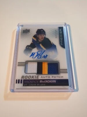 Rare 4 Color Patch!! 2019 UD Rookie Auto/Patch MacKenzie MacEachern #AR-MM /149 - Image 1 of 4