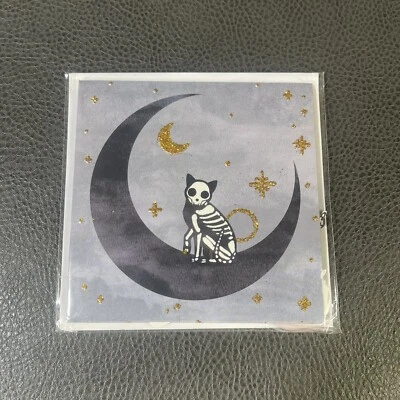 Happy Halloween Greeting Card 3D Pop Up Skeleton Skit Haunted House w/ Envelope - Image 1 of 3