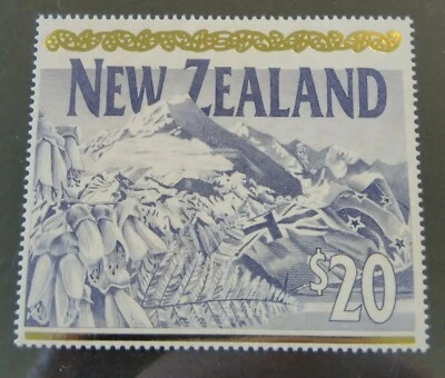 New Zealand 1994 lovely high value $20 Mount Cook uhm - Image 1 of 2