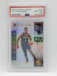 2019 Panini Illusions #151 - PSA NM MT 8.5 Rookie - ZION WILLIAMSON Pelicans RC - Bild 1 von 2