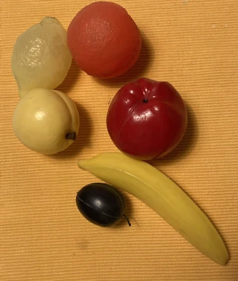 Deko Obst 6 Stück gut erhalten - Bild 1 von 2