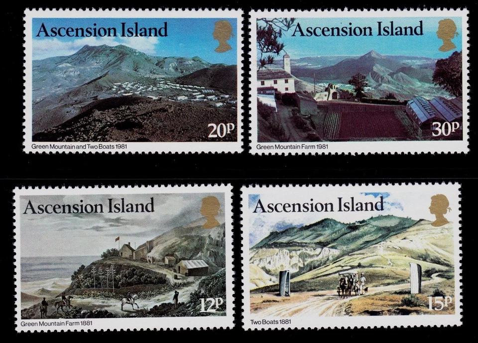 ASCENSION   SCOTT# 269-272   MNH    FARMS/BOATS/ISLAND SCENES - Image 1 of 1