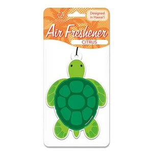 Island Heritage Automobile Car Air Freshener Honu Turtle Citrus Scent 2 Packs - Picture 1 of 1