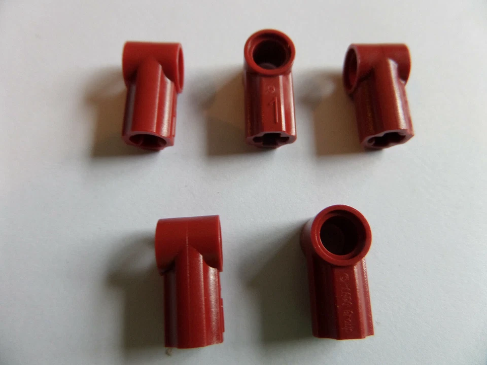 5x Lego 32013 42127 Technic Achs und Pinverbinder dunkelrot dark red  4260023 - Bild 1 von 1