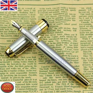 Vintage Jinhao 250 M Feder Nobel Golden Und Silber Füllfederhalter - Bild 1 von 1