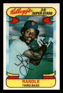 1978 Kellogg's Len Randle  New York Mets #22 VG-EX