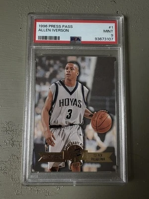 Press Pass 1996 - Allen Iverson #1 (RC) Foto 1 de 2