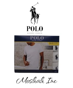 PACK DE 3 CAMISETAS POLO RALPH LAUREN ALGODÓN CUELLO REDONDO CALCE CLÁSICO Talla Grande - Imagen 1 de 2