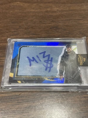 2020 Topps Fully Loaded Auto Oversized Mat Relics 10/10 The Miz #M-TM Auto - Image 1 of 4