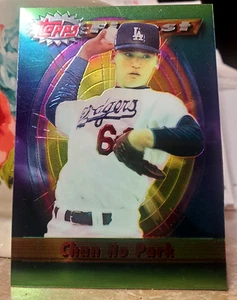 CHAN HO PARK (RC) - 1994 Topps Finest - Blank Back Chrome Cut Box Top 1/1 RARE! - Picture 1 of 2