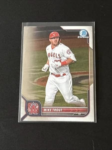 2022 Bowman Chrome Mike Trout #13 Los Angeles Angels - Picture 1 of 2