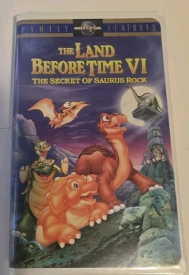 The Land Before Time VI: The Secret of Saurus Rock (VHS, 1998, Clamshell... - Image 1 of 4