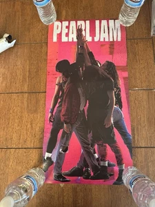 Pearl Jam “Ten” Promo Poster 12”x24” 2 Sided Soundgarden Nirvana Mudhoney - Picture 1 of 4