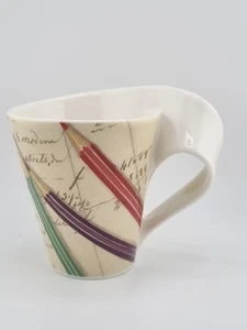 Taza de cerámica Villeroy & Boch Isabelle de Borchgrave 2005 diseño nueva onda taza rara - Imagen 1 de 10