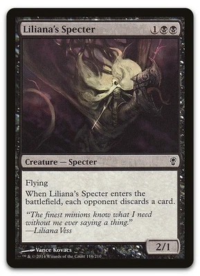 Liliana's Specter #116 (LP) Conspiracy CNS Magic MTG - Image 1 of 2
