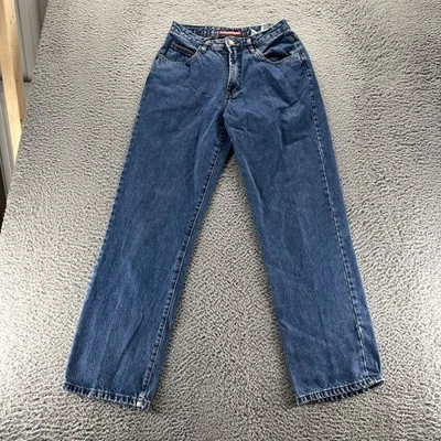 Pantalones de mezclilla vintage Union Bay para mujer talla 11 azul algodón lavado oscuro rectos sueltos 28x31 Foto 1 de 4